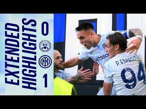 LAUTARO CONSEGNA I TRE PUNTI CON UN GOL PESANTISSIMO | UDINESE-INTER 0-1| EXTENDED HIGHLIGHTS 📺