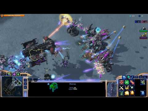 StarCraft II Direct Strike #24 — commanders 3v3 Karax