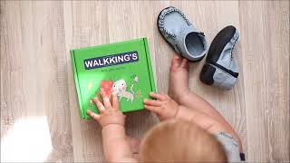 Easy to put on first step baby shoes - Walkking
