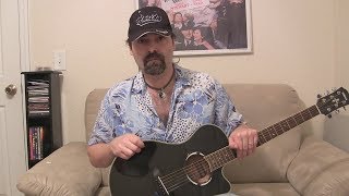 Video thumbnail for Yamaha APX 500 III acoustic/electric review by stevekonbass
