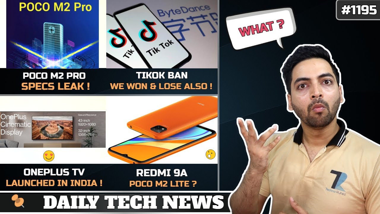 Tiktok Ban(Koi Fayda Nahi),Oneplus TV Launched,POCO M2 Pro Specs,PUBG Mobile Season 14,POCO M2 Lite