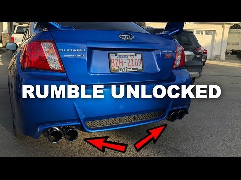 New Exhaust! Invidia Q300 Install on the STi!