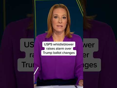 USPS whistleblower raises alarm over Trump ballot changes