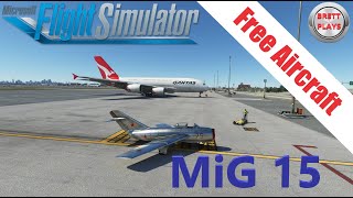 Free MiG-15 Review and Flight - Freeware Review Series for Microsoft Flight Simulator 2020 4K