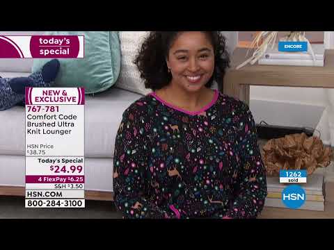 HSN | Comfort Code by Cuddl Duds 01.06.2022 - 02 AM