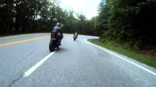 preview picture of video 'Deals Gap Trip - Blood Mountain - GA - 8/1/11'