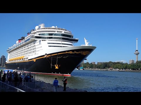 Cruise Ship "Disney Dream" First Visit to the Port of Rotterdam on August 20, 2023