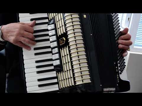 Immagine Top German Made LMM Accordion Hohner Verdi III N - 120 bass, 10 reg./Master switch+Original Hard Case & Brand New Leather Shoulder Straps ~ VIDEOS - 21