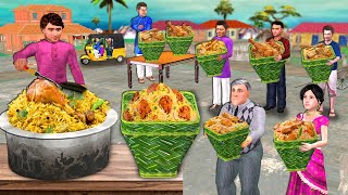 Download lagu Coconut Leaf Square Basket Biryani Village Street Food Kisan Ka Farming Hindi Kahaniya Moral Stories mp3