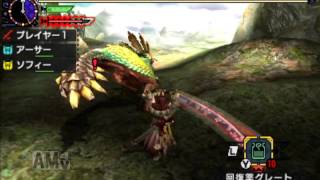 【MHX】 体験版 初級 ドスマッカォ討伐 太刀/ストライカースタイル