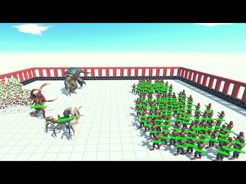 Alien Exotica Vs Every Unit Same Price Part 1 ARBS | Animal Revolt Battle Simulator