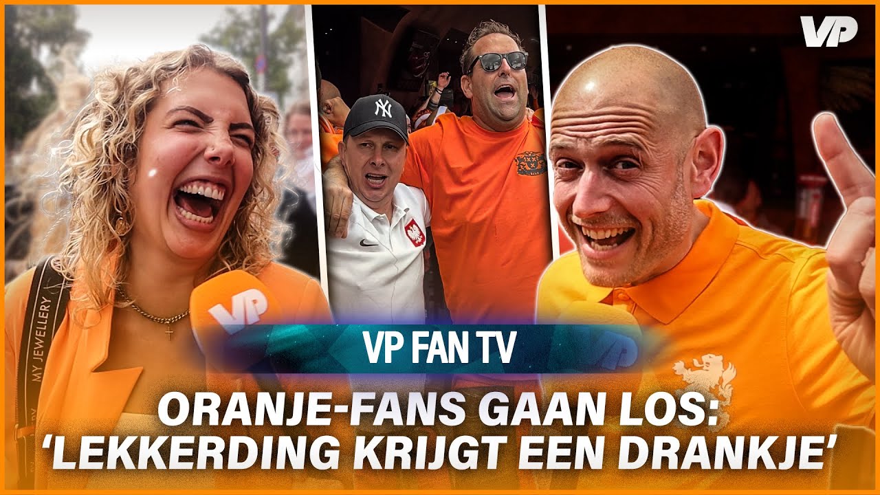 Thumbnail for article: Oranje-fan vermaakt zich uitstekend in Hamburg: 'Voetbal, voetbal, vrouwen...'
