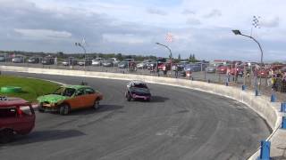 preview picture of video 'Nutts Corner Raceway 28/09/14 Unlimited Bangers World Cup Race 1'