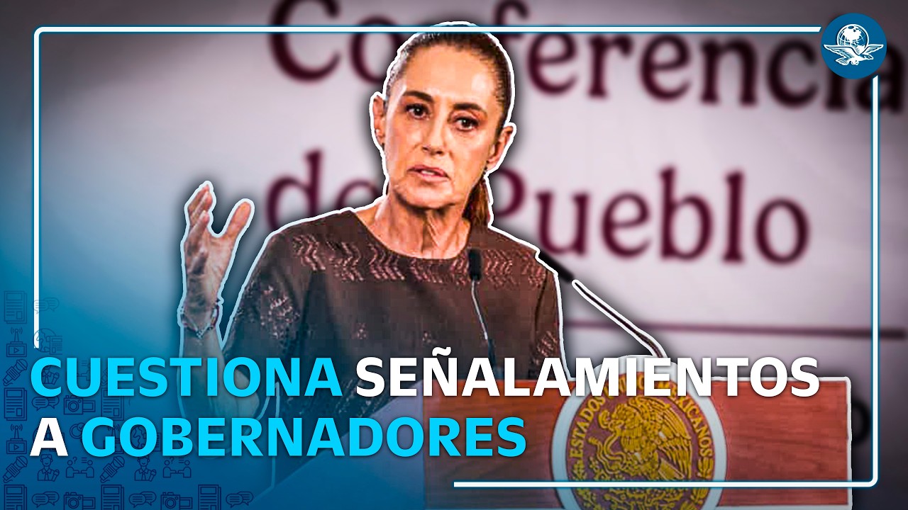 Sheinbaum cuestiona filtraciones de EU; AMLO la respalda #EnPortada