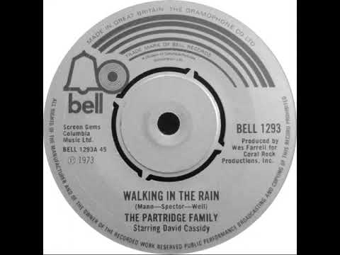 UK New Entry 1973 (102) The Partridge Family starring David Cassidy - Walking In The Rain