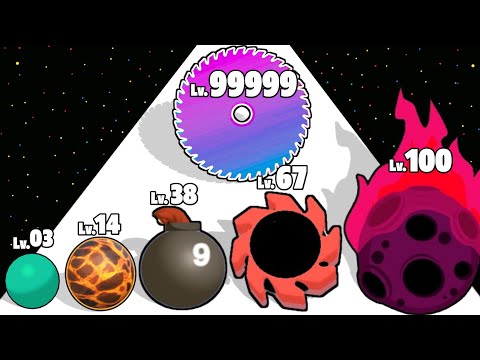 Merge Fall - Level Up Slicer Max Level Gameplay (Merge Miner)