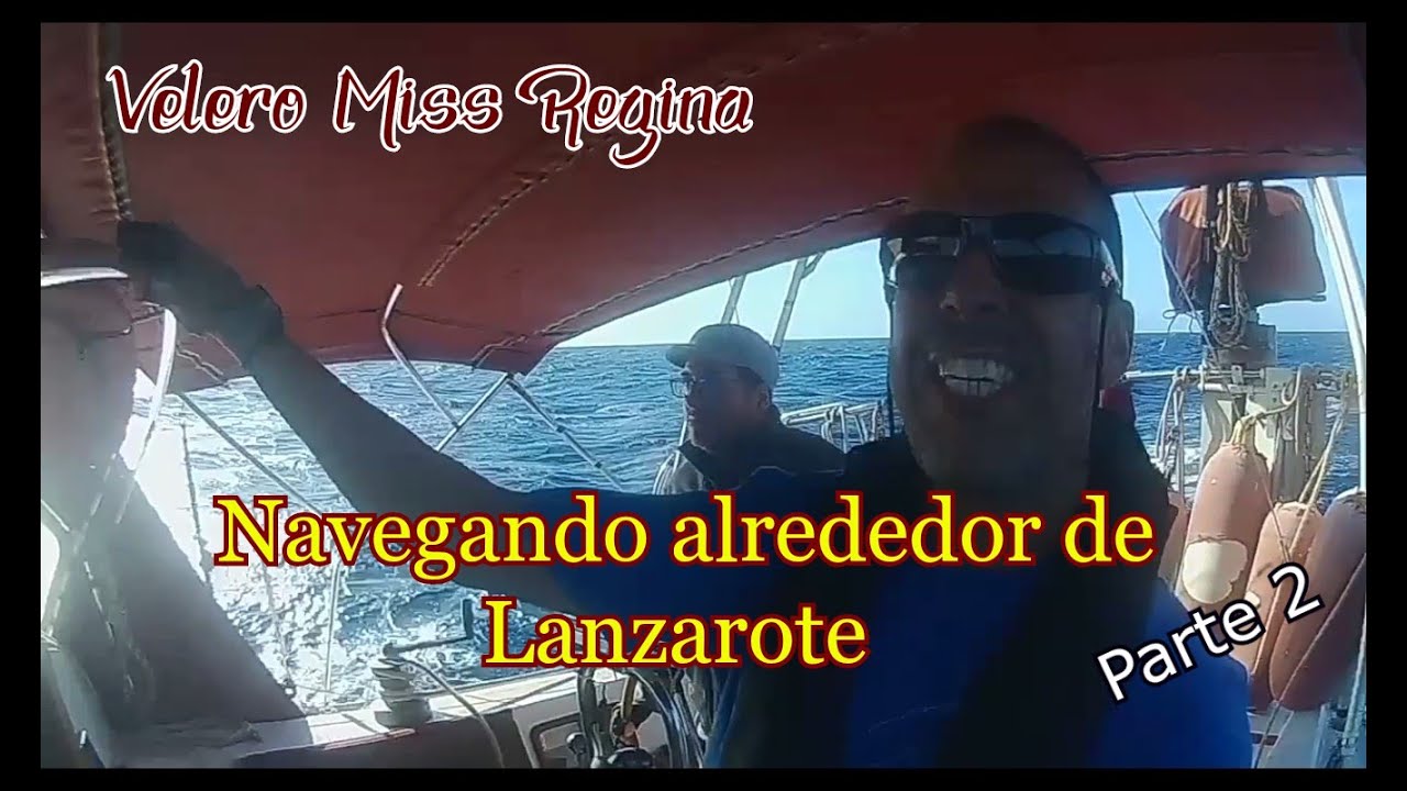 Sailing around Lanzarote. Isla de Lobos (Fuerteventura)