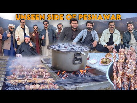 Making Whole Lamb Rosh in Hidden Mountains Near Peshawar
