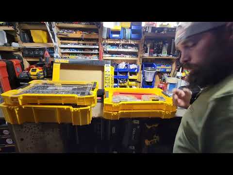 DeWalt's Tough System 2.0 storage trays.  #dewalttools #dewalttoughsystem #toughsystem #milwaukee