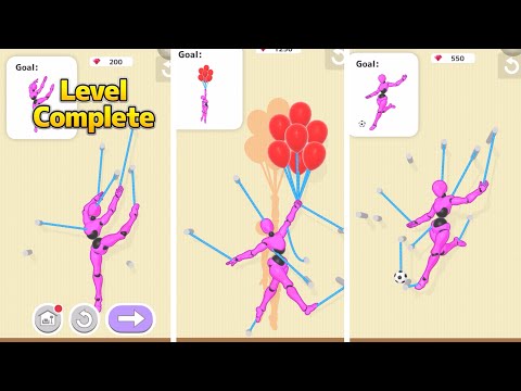 Posing Cut Marionette Puzzle All Levels Gameplay - YouTube