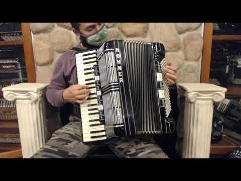 4914 - Black Hohner Morino VM Piano Accordion LMMMH 41 120 $3999