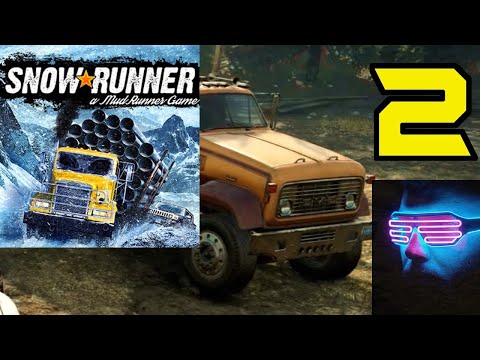 SnowRunner #2: "First Truck" Mission Complete Walkthrough & Tutorial [PS4 Pro Gameplay HDR]