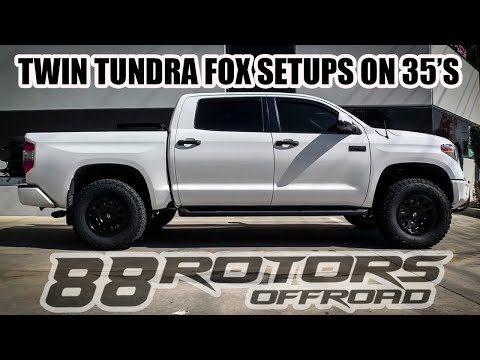 TOYOTA TUNDRA, FOX LIFTS, FUEL VECTOR, BFGOODRICH KO2 35" TIRES