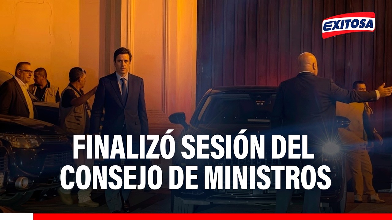 🔴🔵 Finalizó sesión del Consejo de Ministros: Titulares no dan declaraciones a la prensa