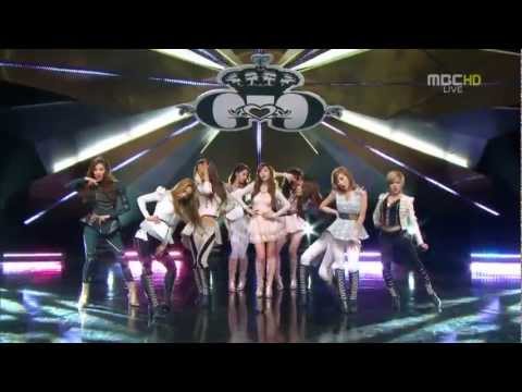 111022 - SNSD - The Boys (Comeback Stage) @ Music Core