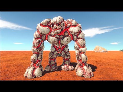 Lava Golem New Powerful Unit - Animal Revolt Battle Simulator
