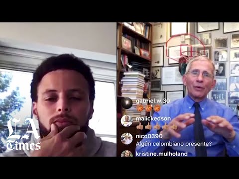 Stephen Curry asks Dr. Anthony Fauci when large gatherings will be OK