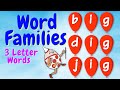 Word Families 3 Letter Word Families Episode 2 Bubble Kidz