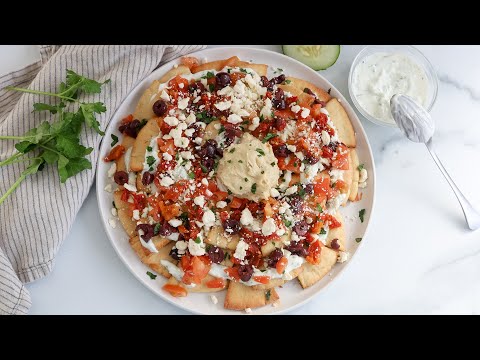 Loaded Mediterranean Nachos Recipe