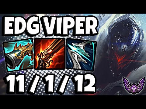 Jhin vs Caitlyn ADC [ EDG Viper ] Patch 12.19 Ranked Master NA ✅