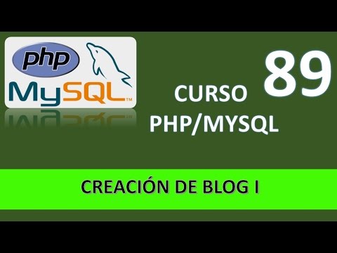 Curso PHP MySQL Presentación Vídeo 1