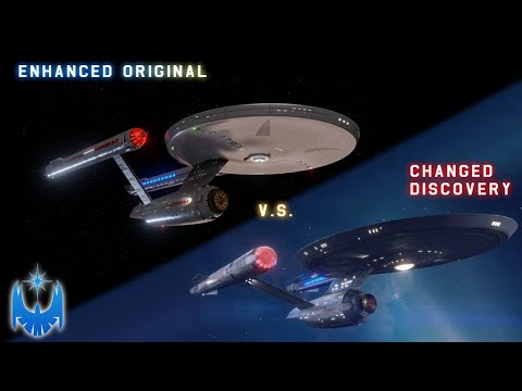 Fan Created Enhanced Original Enterprise VS Discovery's Enterprise - A Case For the Original!