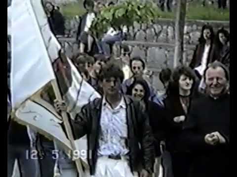 Proslava blagdana Kraljice Mira, Hrasno 1991. godine