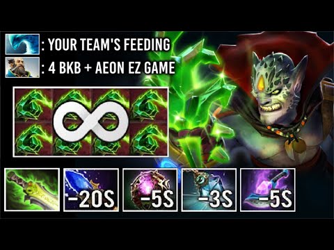 THANOS MID IS BACK vs Full BKB + Aeon Disk Crazy Team Feed 1 Shot Kill All Epic Comeback WTF Dota 2