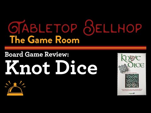 Board Game Review: Knot Dice, a set of custom knotwork dice with a number of games and puzzles