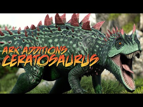Ceratosaurus SHREDs its prey on ARK! | ARK Additions - The Collection Mod Update Trailer