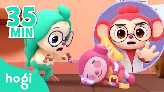 Five Little Monkeys and more! | + Compilation | Pinkfong &amp; Hogi | Nursery Rhymes | Sing with Hogi