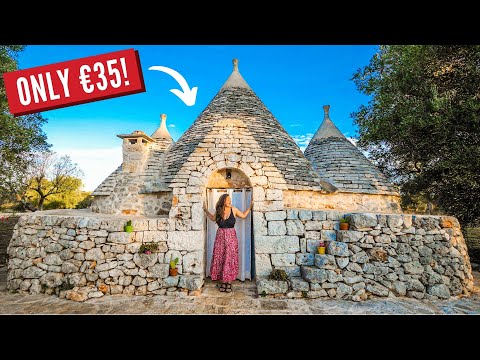 Casa minúscula de luxo com orçamento limitado | Puglia Sul da Itália Tradicional Trullo Home