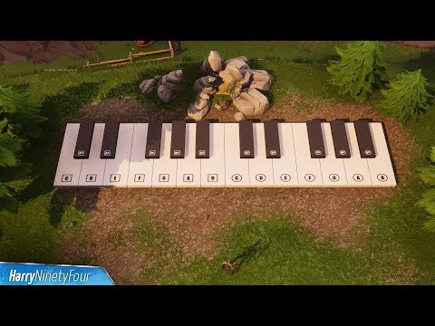 Fortnite Sheet Music Where To Play The Sheet Music At The Piano