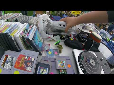 Video Game Hunting Flea Market Haul #4 Epic Finds Sega,Xbox 1, Playstation Sweet Deals!