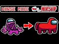 *NEW* Among Us HORSE MODE hide n seek gameplay (Airship) (no commentary)