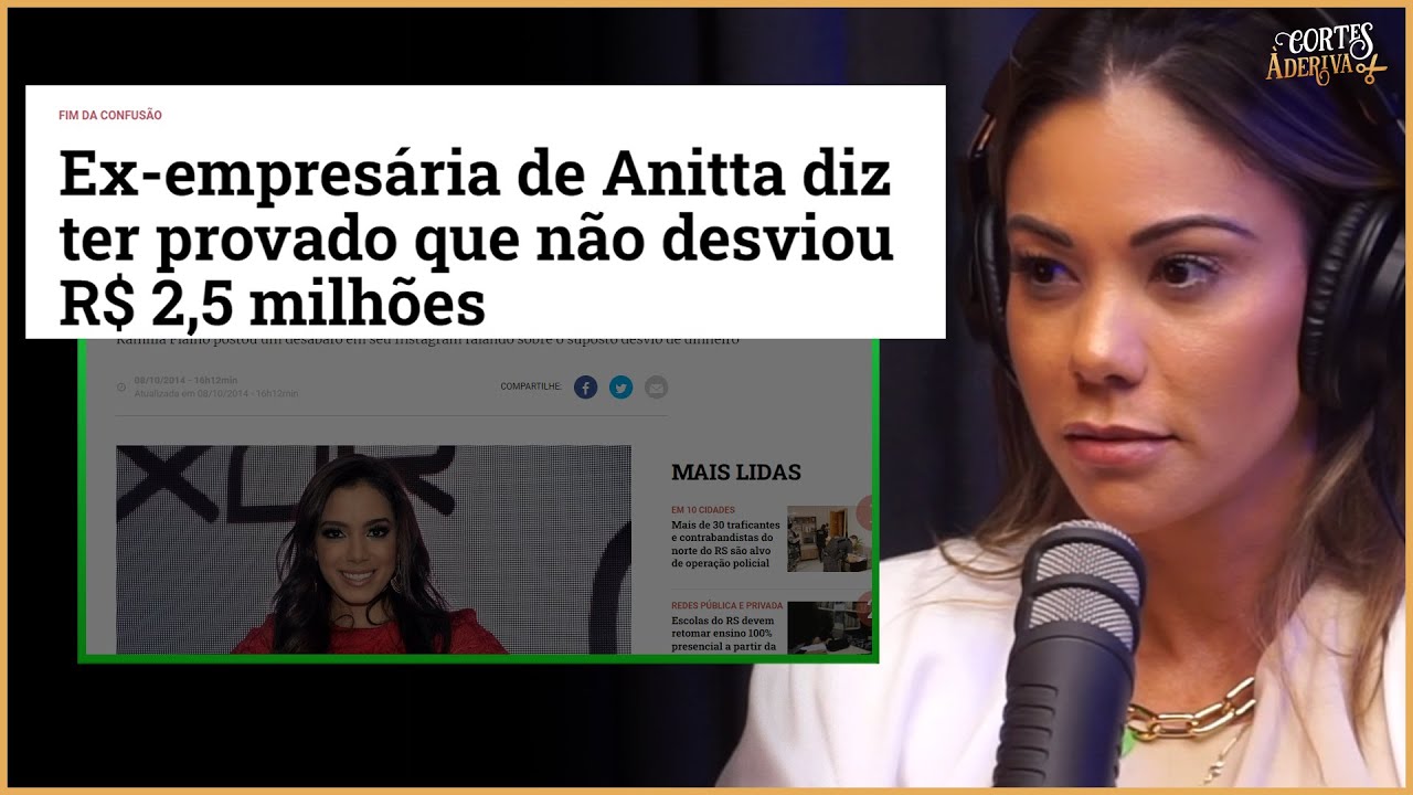Kamilla Fialho fala sobre a falsa acusação de desvio de dinheiro | À Deriva Cortes