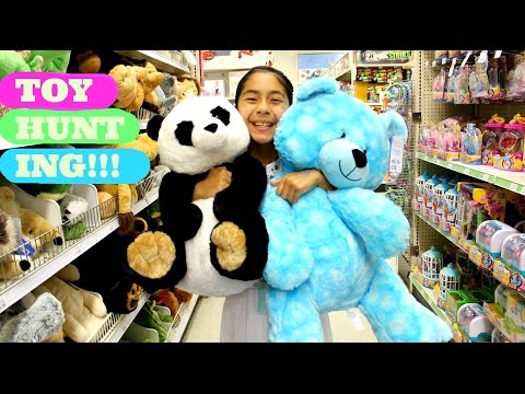 Toy Hunting Play Doh, Halloween, Shopkins, Huge Stuffed Animals |B2cutecupcakes Video