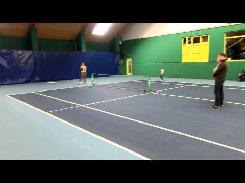 Kuba Menšík - Kuba Maňásek Minitenis TK Agrofert 02/2012