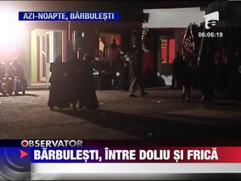 Localitatea Barbulesti intre doliu si frica 4 IANUARIE 2012