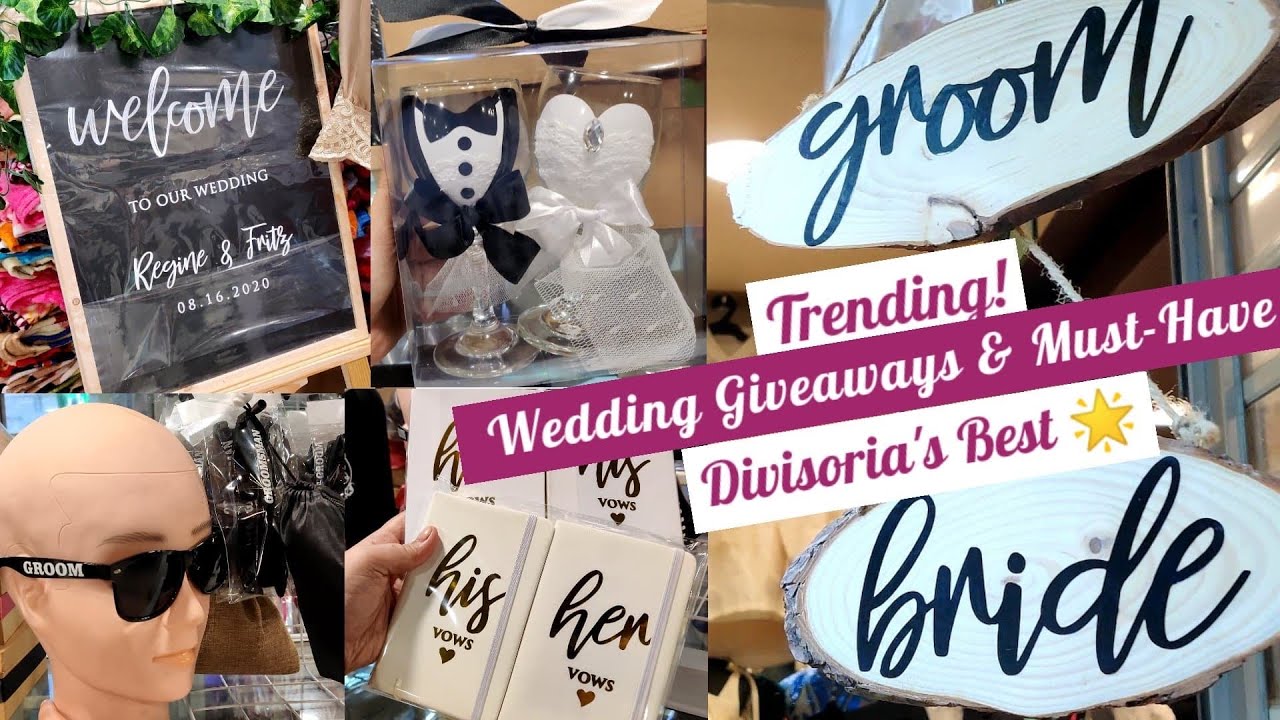 Where to Buy Wedding Souvenirs in Divisoria